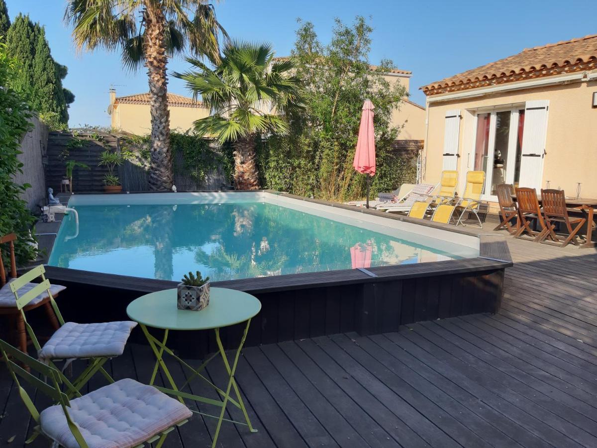 Chambres Calmes Dans Villa Perols Pret Parc Expo Arena 1Km Aeroport 3Km Gare Tgv 4Km Plages 5Km Carnon Palavas 외부 사진